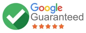Google Guaranteed Badge With A Green Checkmark Inside A Circle And Five Orange Stars Below The Text, Just Like The Trusted Quality You’d Expect From Gibson.